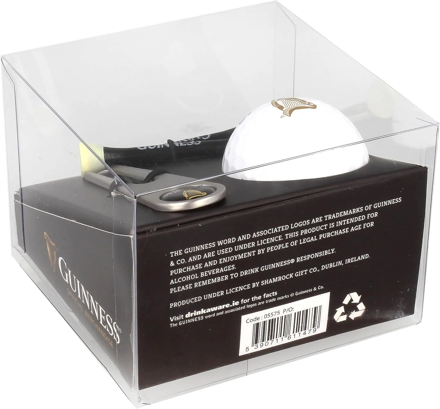 Guinness Golf Ball Collection Gift Set Packs Tee | Official Merchandise