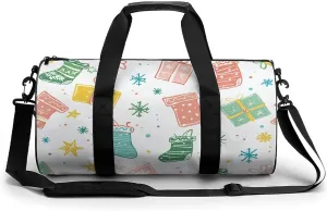 Gym Bag for Men Women Gifts And Socks Duffel Bag Overnight Bag with Compartment Gym Sackpac