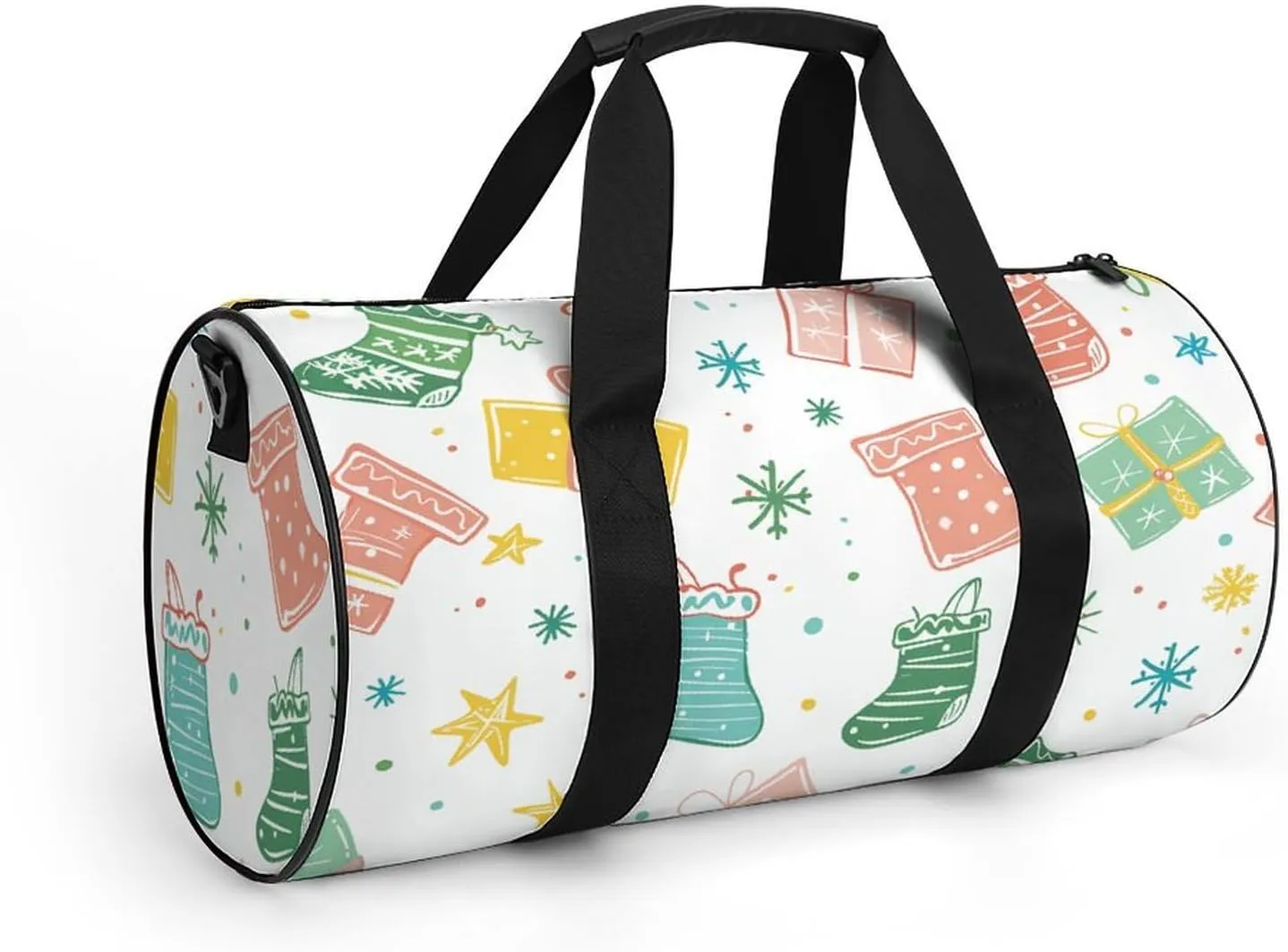 Gym Bag for Men Women Gifts And Socks Duffel Bag Overnight Bag with Compartment Gym Sackpac