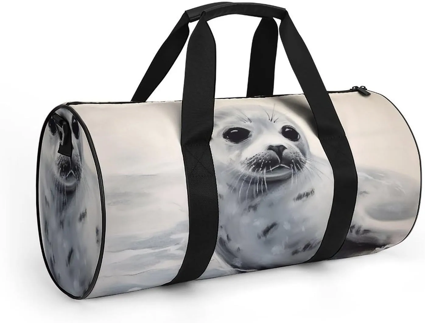 Gym Bag for Men Women Harp Painting Duffel Bag Overnight Bag with Compartment Gym Sackpac