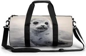 Gym Bag for Men Women Harp Painting Duffel Bag Overnight Bag with Compartment Gym Sackpac