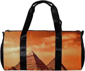 Gym Bags for Women,Duffle Bag for Travel,Ancient Egyptian Pyramid,Gym Bag for Men