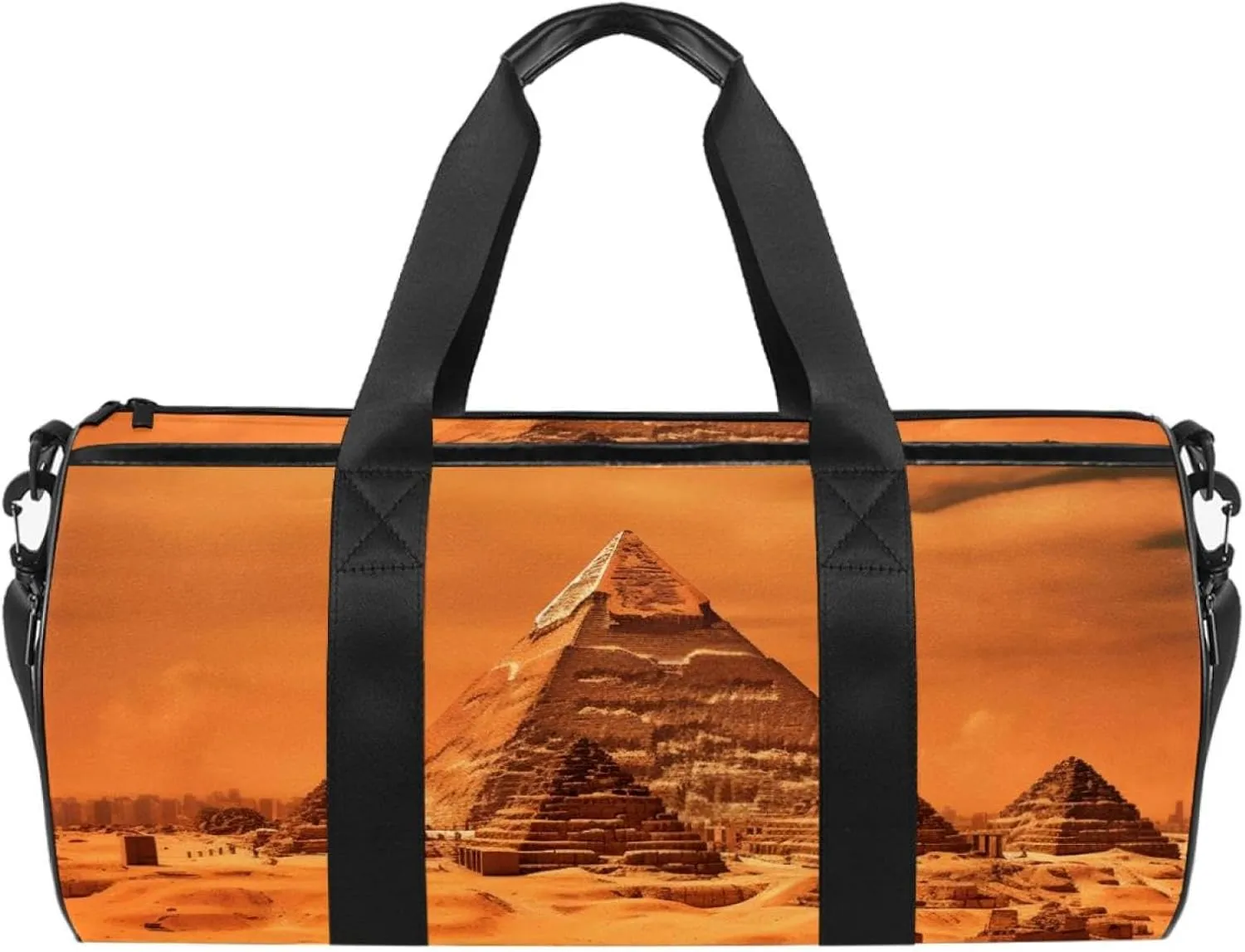 Gym Bags for Women,Duffle Bag for Travel,Ancient Egyptian Pyramid,Gym Bag for Men