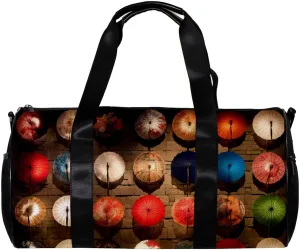 Gym Bags for Women,Duffle Bag for Travel,Ancient Paper Umbrella,Gym Bag for Men