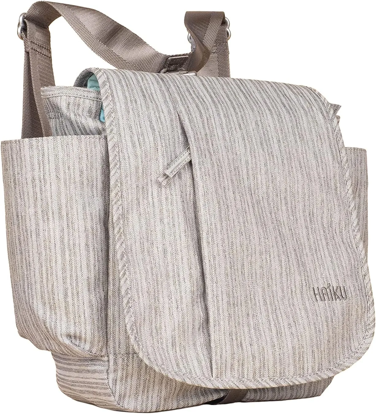 HAIKU To Go Convertible 2.0 Crossbody and Backpack Messenger-Style Travel Bag with Adjustable Shoulder Straps, Dual Pockets