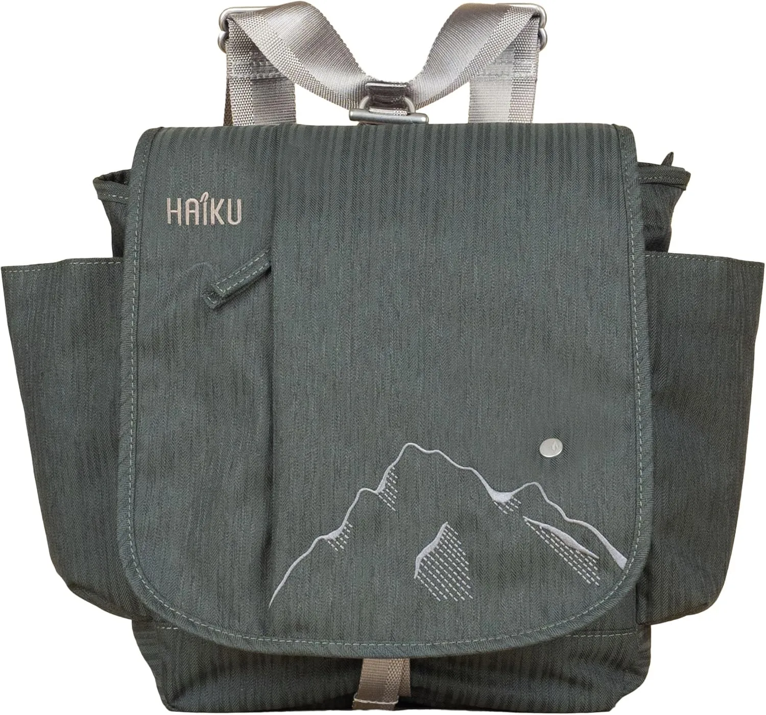 HAIKU To Go Convertible 2.0 Crossbody and Backpack Messenger-Style Travel Bag with Adjustable Shoulder Straps, Dual Pockets