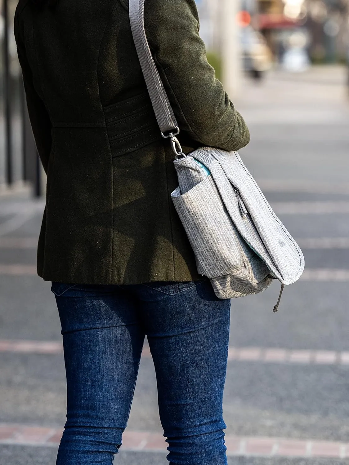 HAIKU To Go Convertible 2.0 Crossbody and Backpack Messenger-Style Travel Bag with Adjustable Shoulder Straps, Dual Pockets