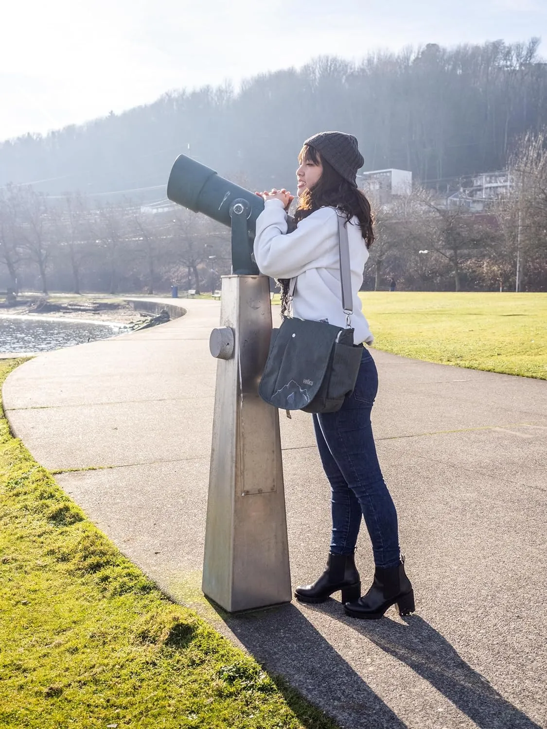 HAIKU To Go Convertible 2.0 Crossbody and Backpack Messenger-Style Travel Bag with Adjustable Shoulder Straps, Dual Pockets