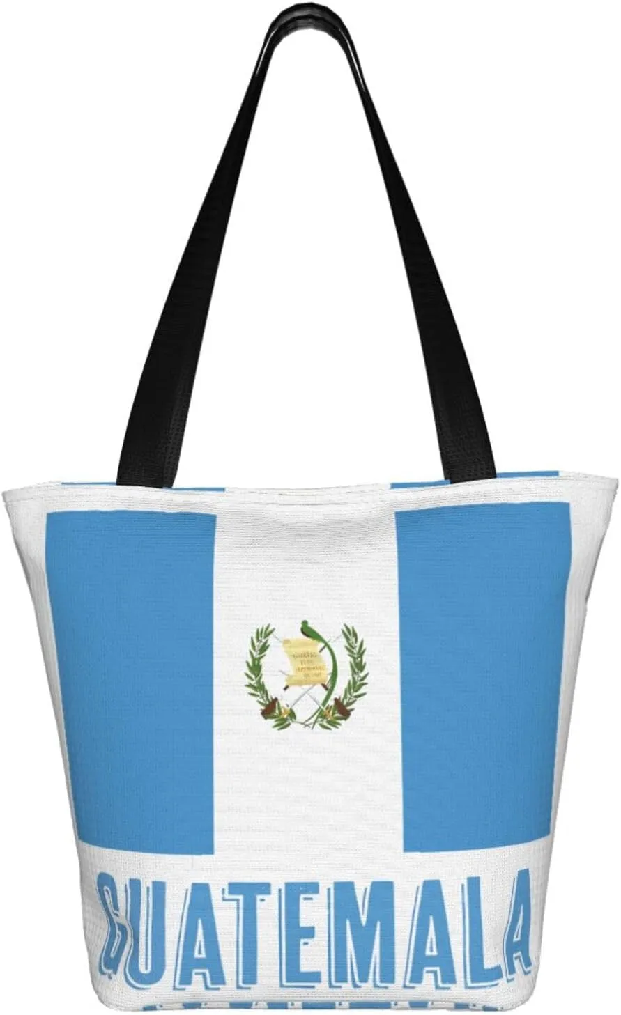 Haiti Flag Pray For Haiti Women's Tote Bag Shoulder Bag Shopping Handbag Large Capacity Handbag With Zipper