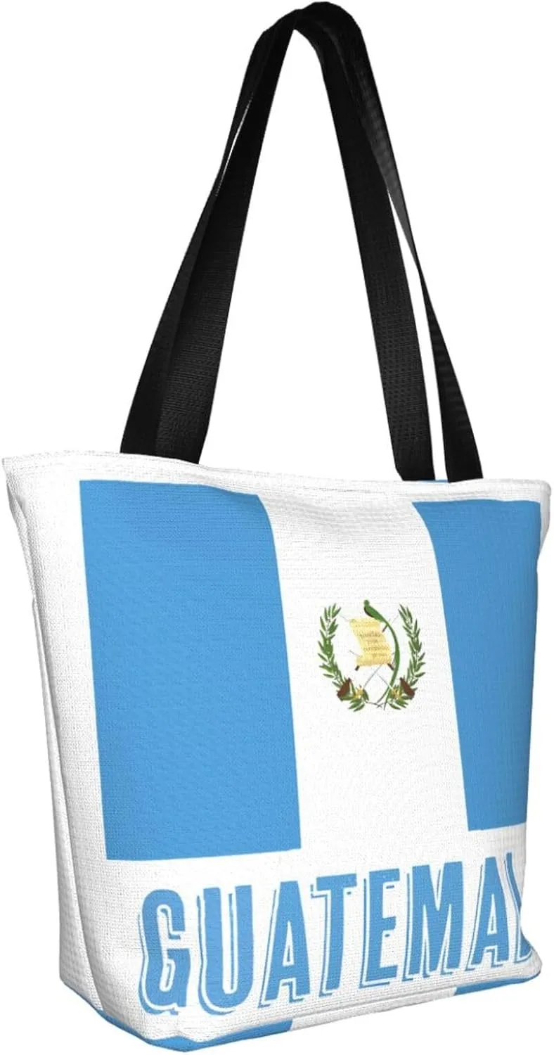 Haiti Flag Pray For Haiti Women's Tote Bag Shoulder Bag Shopping Handbag Large Capacity Handbag With Zipper