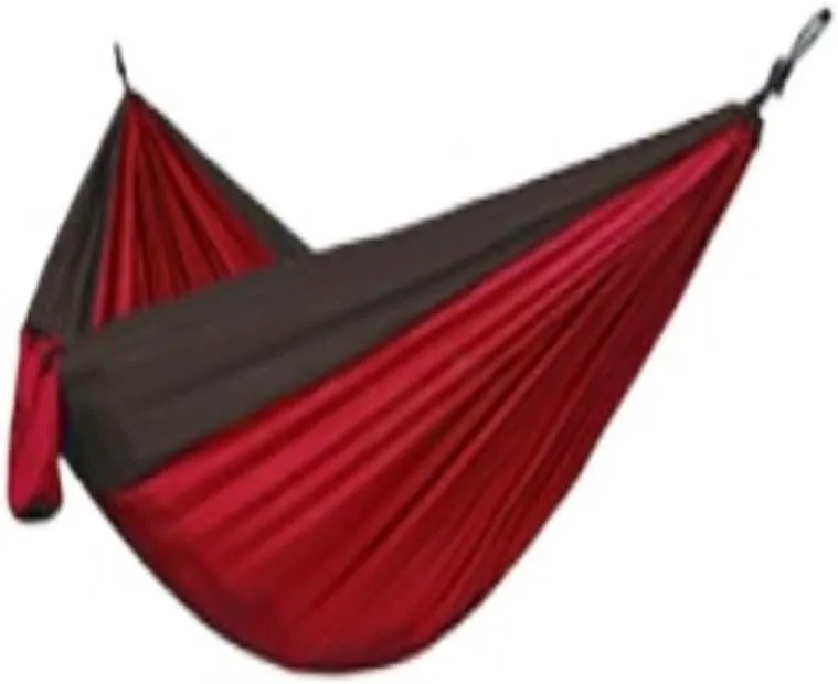 Hammocks High Load-Bearing Anti-Rollover Nylon Hammock Outdoor Ultra-Light Single and Double Parachute Cloth Hammock Camping Hammocks(D)