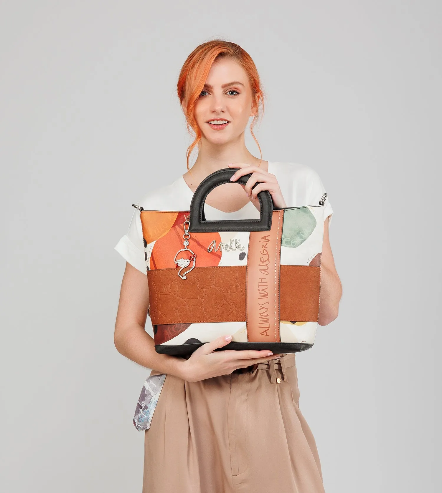 Handbag with crossbody strap Alma