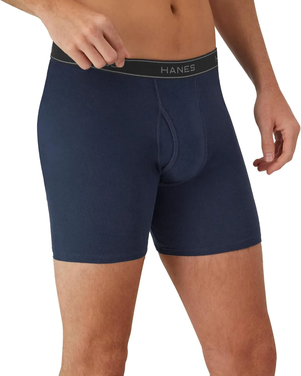 Hanes Men's Boxer Briefs, Cool Dri Moisture-Wicking Underwear, Cotton No-Ride-up for Men, Multi-Packs