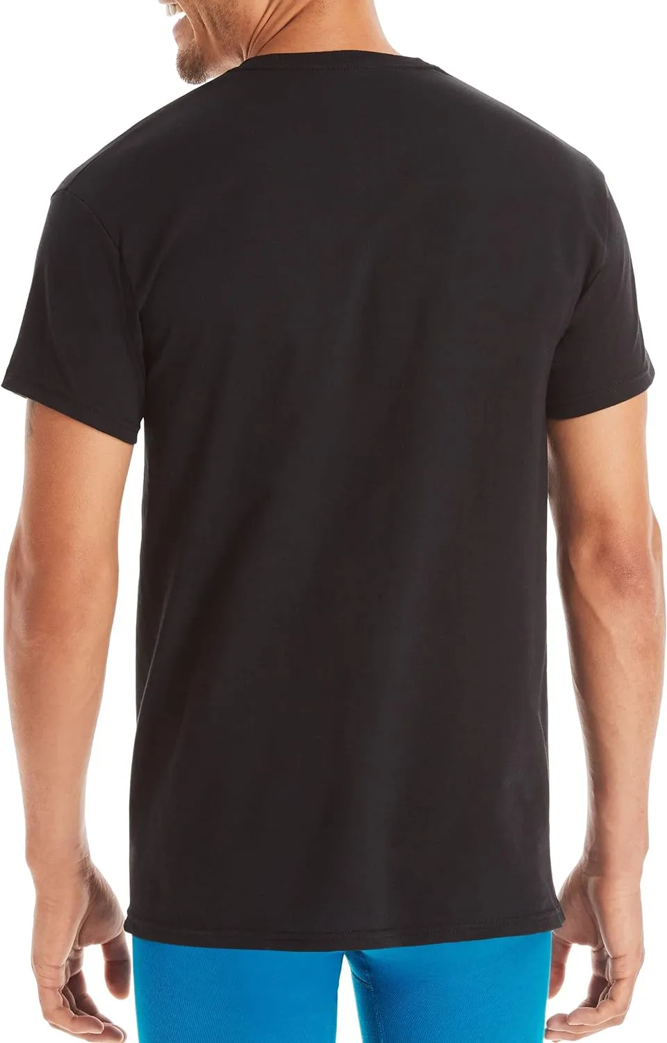 Hanes Men's Cotton, Moisture-Wicking Crew Tee Undershirts, Multi-Packs Available
