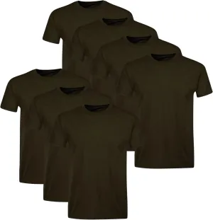 Hanes Men's Cotton, Moisture-Wicking Crew Tee Undershirts, Multi-Packs Available