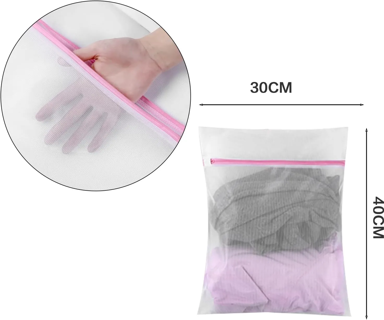 Hanging Garment Bag Breathable Clothes Covers with Zip (Set of 12) Covers Bags Dress Bag Covers Moth-Proof Mens Suit Storage Bag Dust Cover for Wardrobe Storage and Travel (Black, 24'' x 60'')
