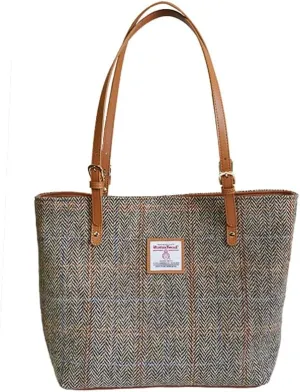 Harris Tweed Large Tote Bag for Women