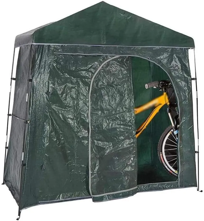 Heavy Duty Bike Cover Tent - Portable Outdoor Bicycle Storage Shed for Motorcycles & Garden Use