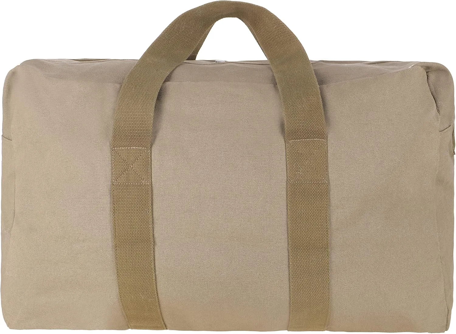 Heavy Duty HOPLITE Parachute Duffel Bag, Foldable Extra Large Multipurpose use, Tactical Canvas Cargo Bag with Snap-Closure for Military, Outdoor, Travel, Storage (Olive, Standard 24" x 15" x 13)