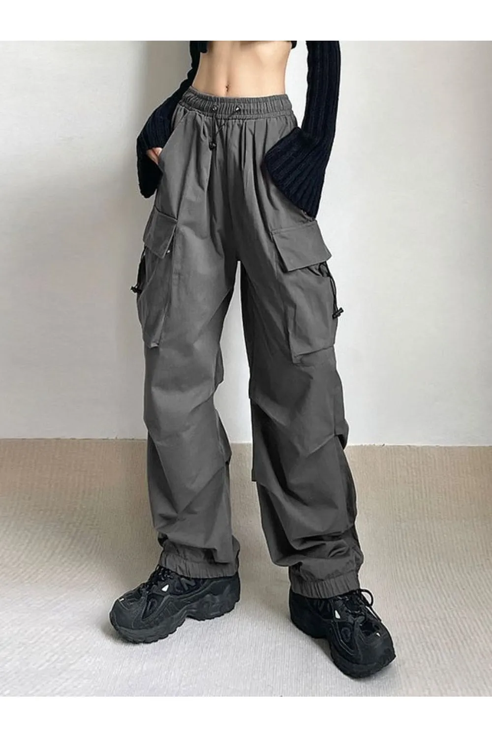High Waist Full Length Pants