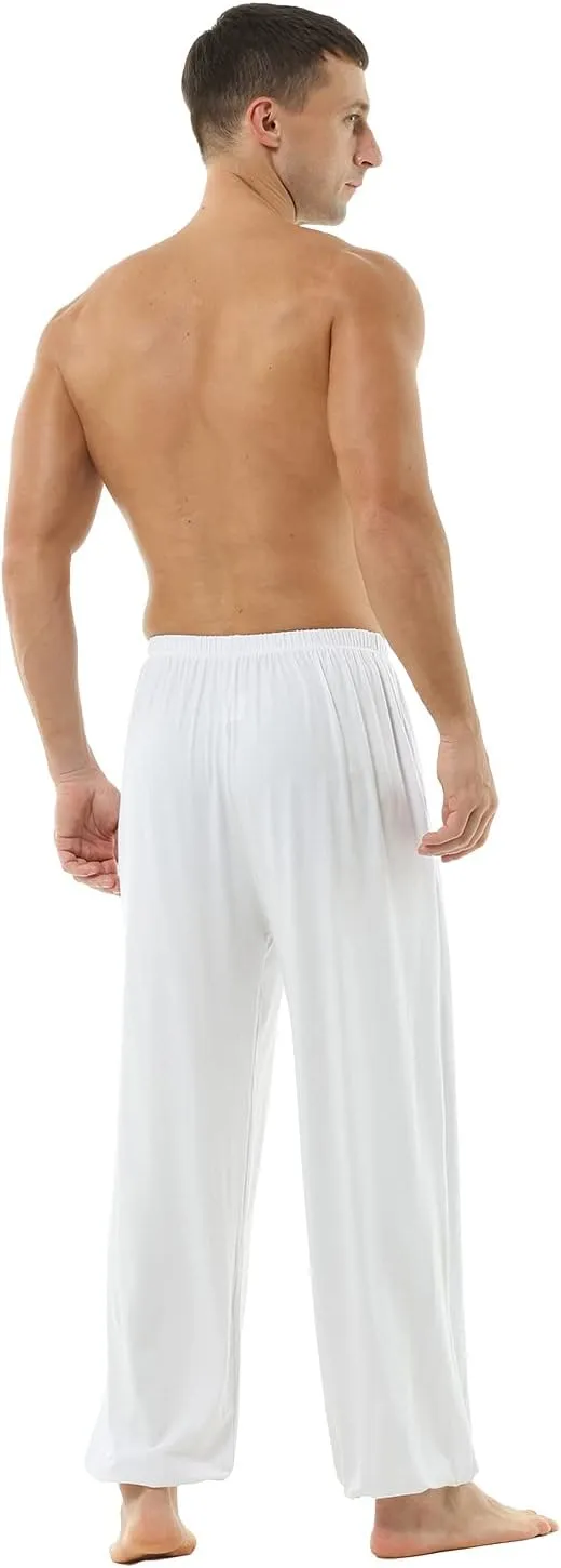 Hoerev Men Women Super Soft Yoga Pants Trousers Taiji Lounge Pant