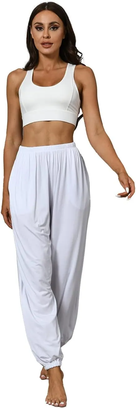 Hoerev Men Women Super Soft Yoga Pants Trousers Taiji Lounge Pant