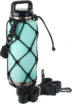 HydroNet Carry Bag with Handle and Shoulder Strap for YETI Rambler Bottles and Camelbak Water Bottles, Tumbler Accessories for Men Women Hiking Camping Travelling
