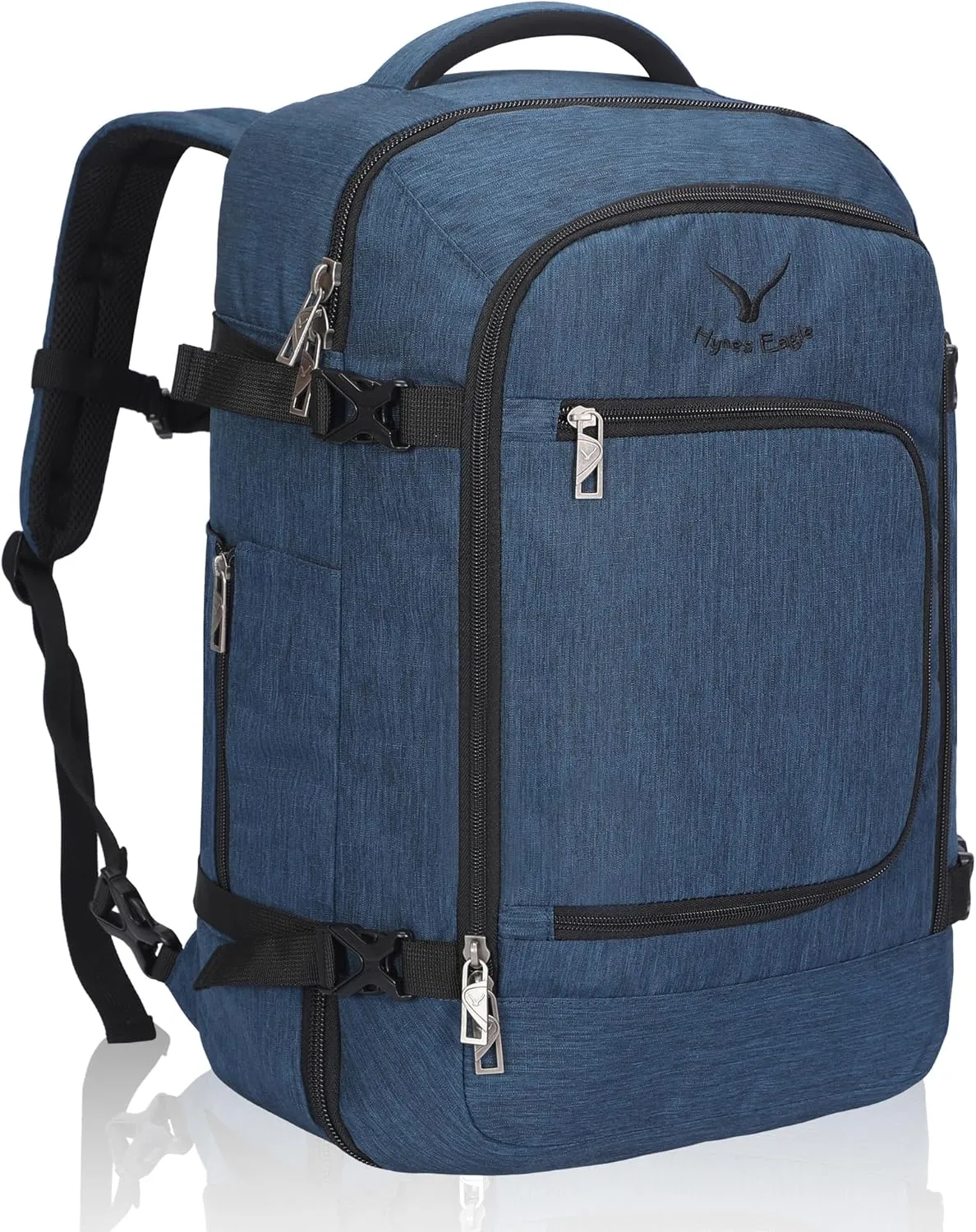Hynes Eagle Travel Backpack 40L Flight Approved Carry on Backpack Men Large Cabin Weekender Laptop Backpack Women 15.6 inches