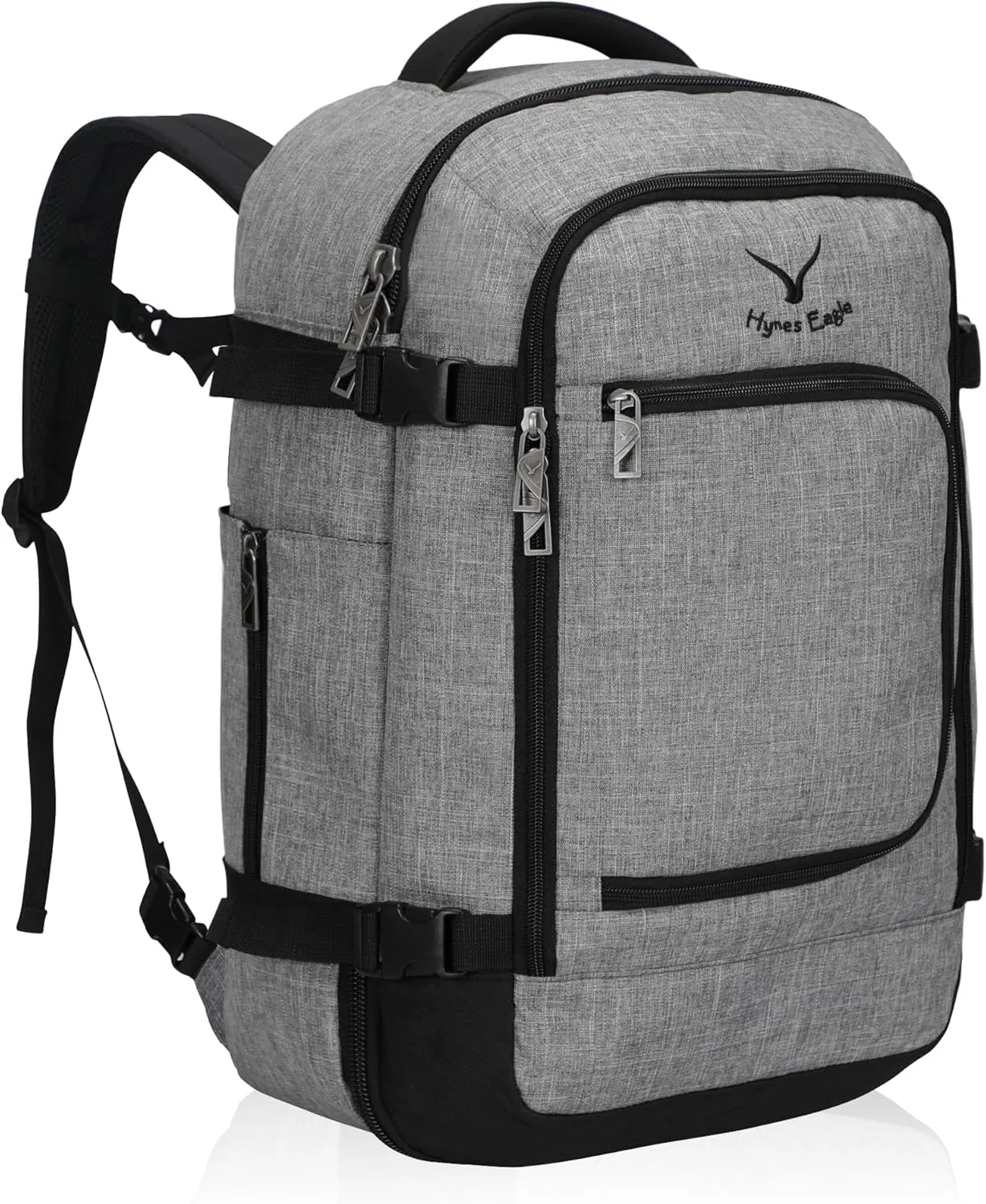 Hynes Eagle Travel Backpack 40L Flight Approved Carry on Backpack Men Large Cabin Weekender Laptop Backpack Women 15.6 inches