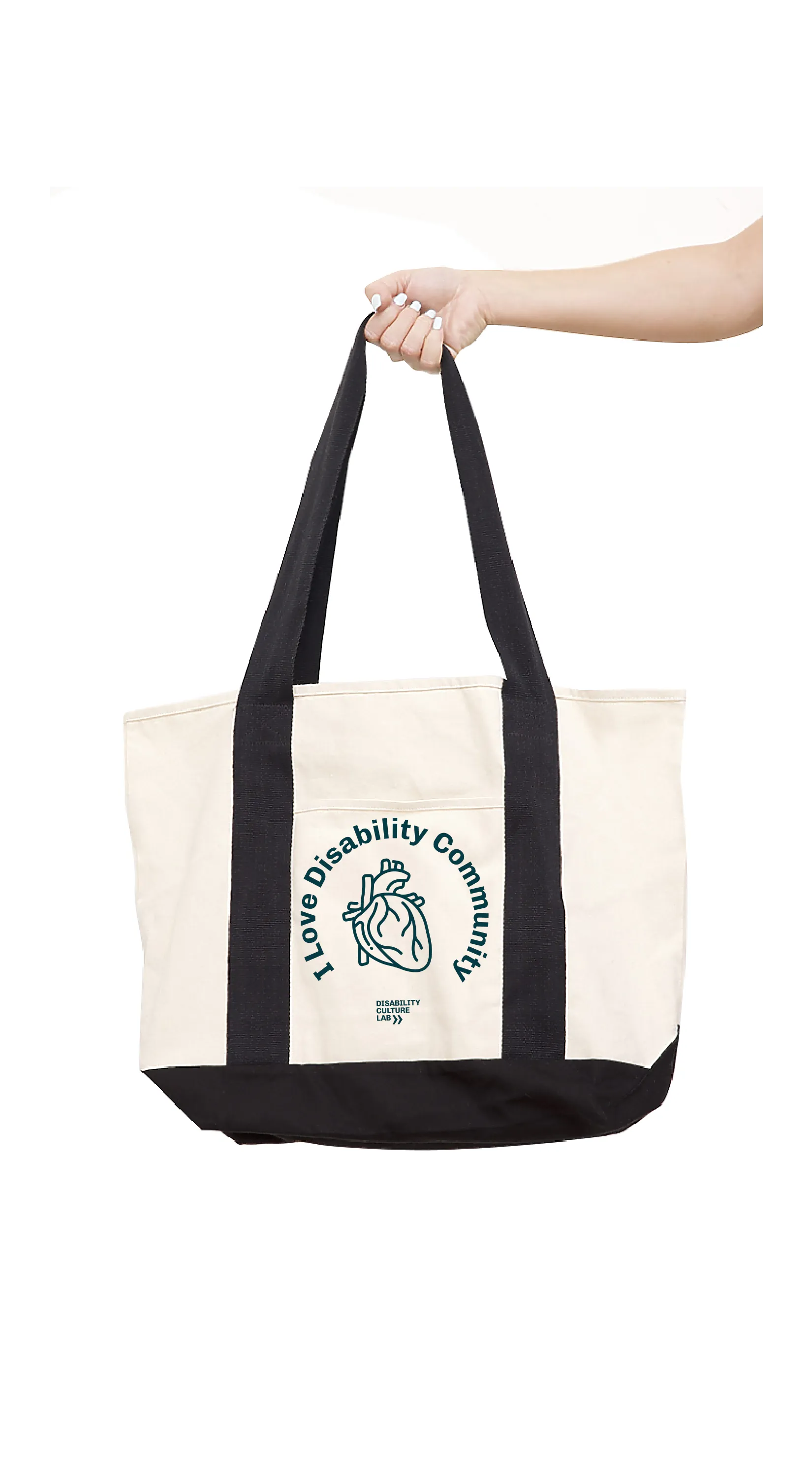 I Heart Disability Community Weekender Bag