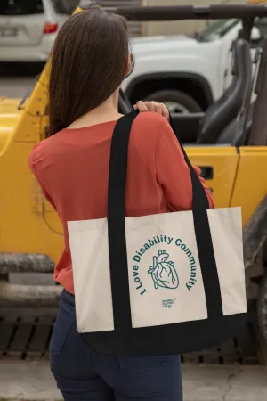 I Heart Disability Community Weekender Bag