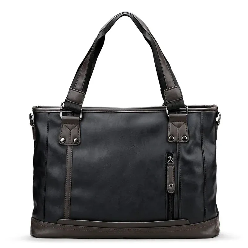 Jack | Stylish Men's PU Leather Travel Crossbody Messenger Bag