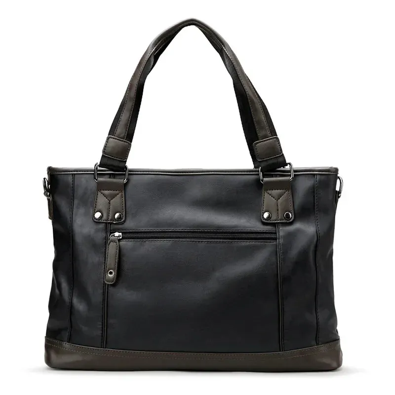 Jack | Stylish Men's PU Leather Travel Crossbody Messenger Bag
