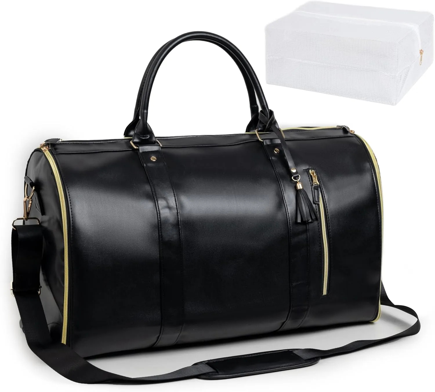 Jenni Bag, Jenni Bag Travel Bag with Wheels, Jenni Travel Bag (Pure Black)