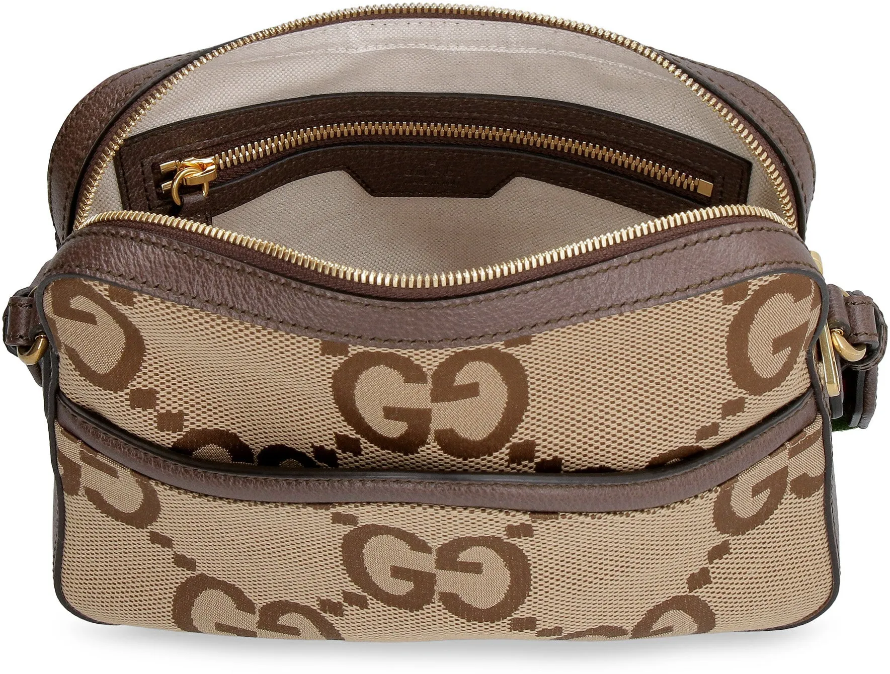 Jumbo GG fabric messenger bag