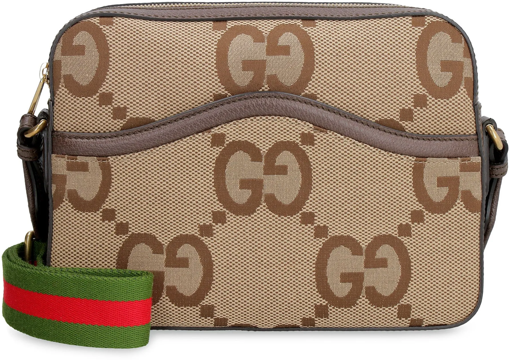 Jumbo GG fabric messenger bag