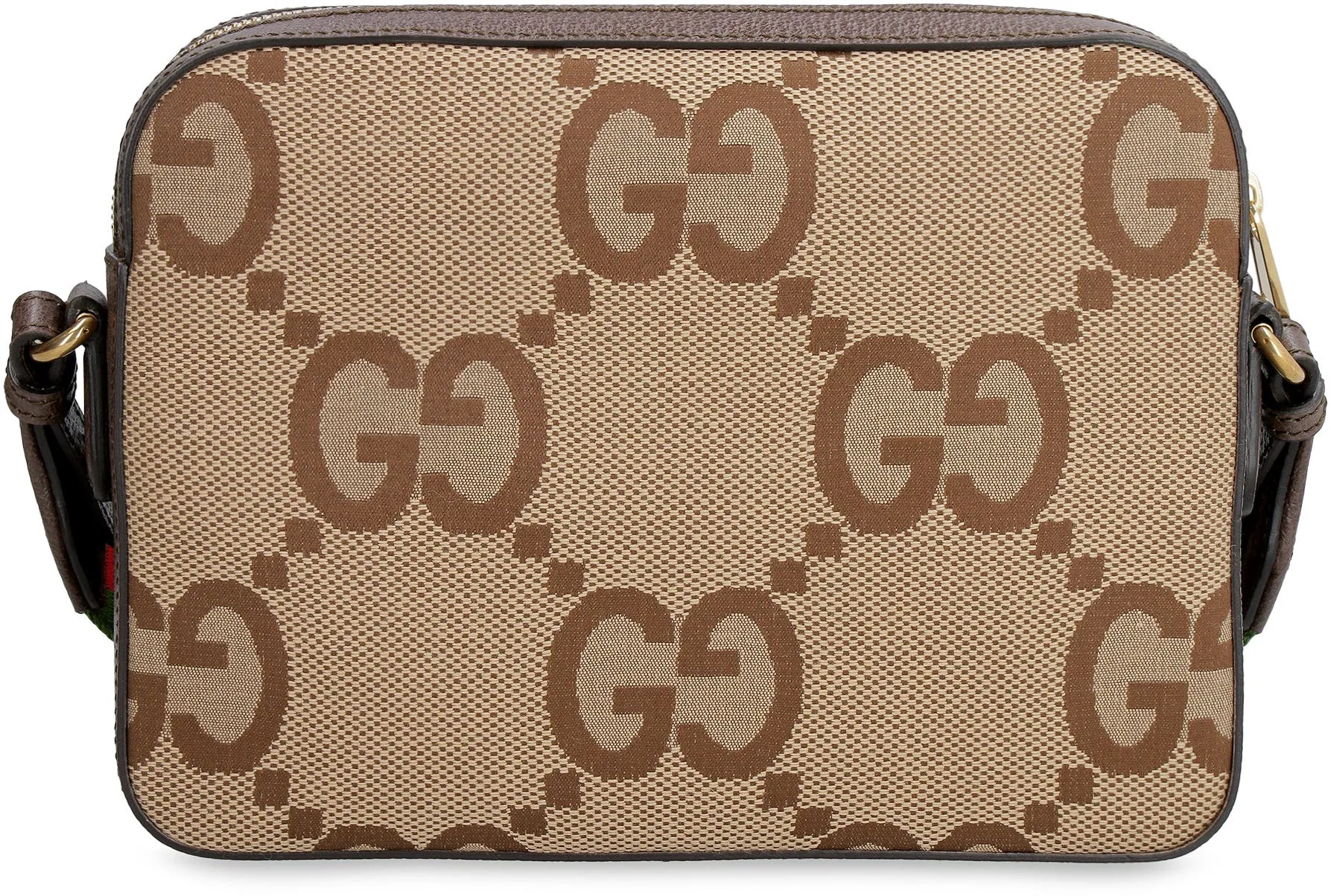 Jumbo GG fabric messenger bag