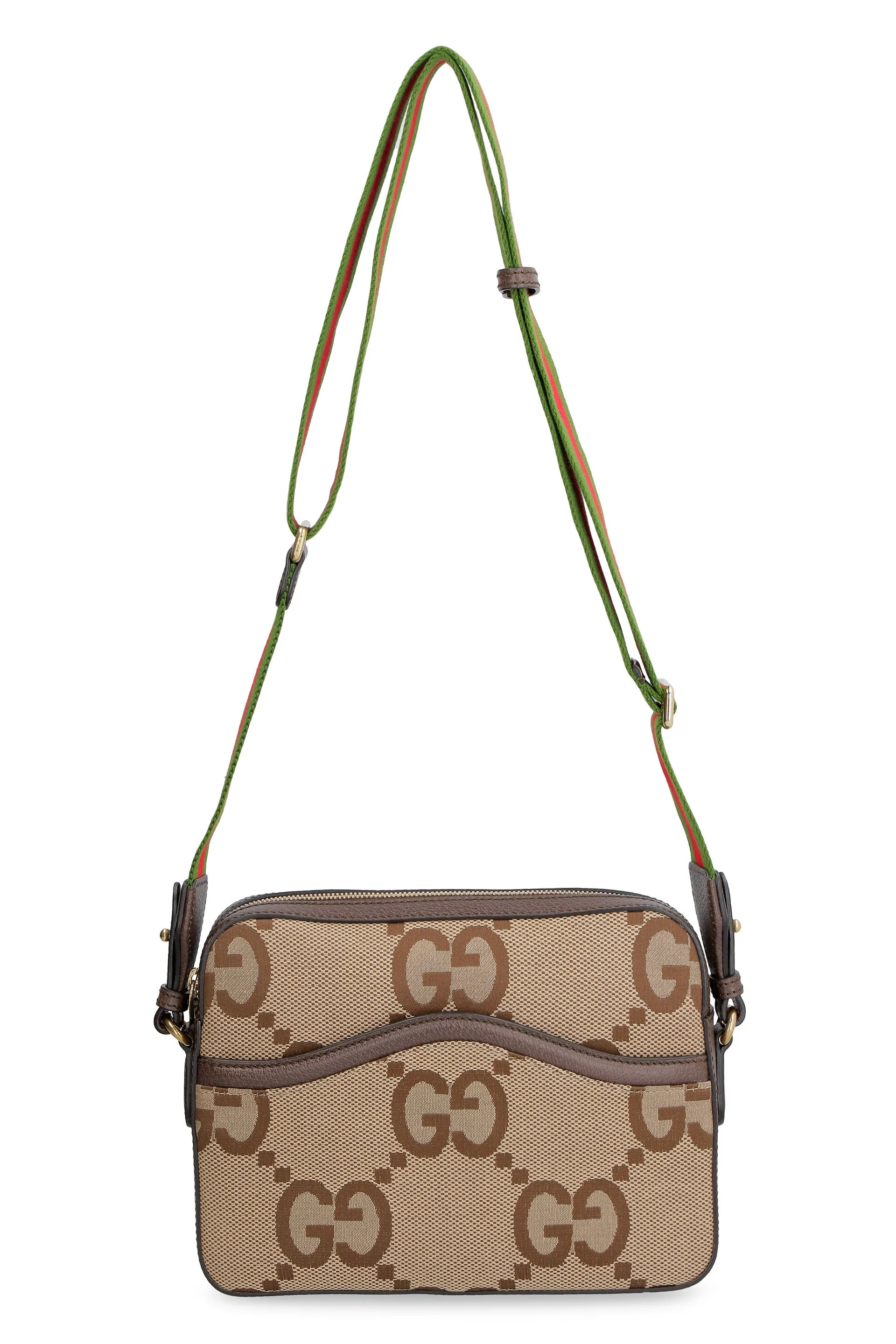 Jumbo GG fabric messenger bag