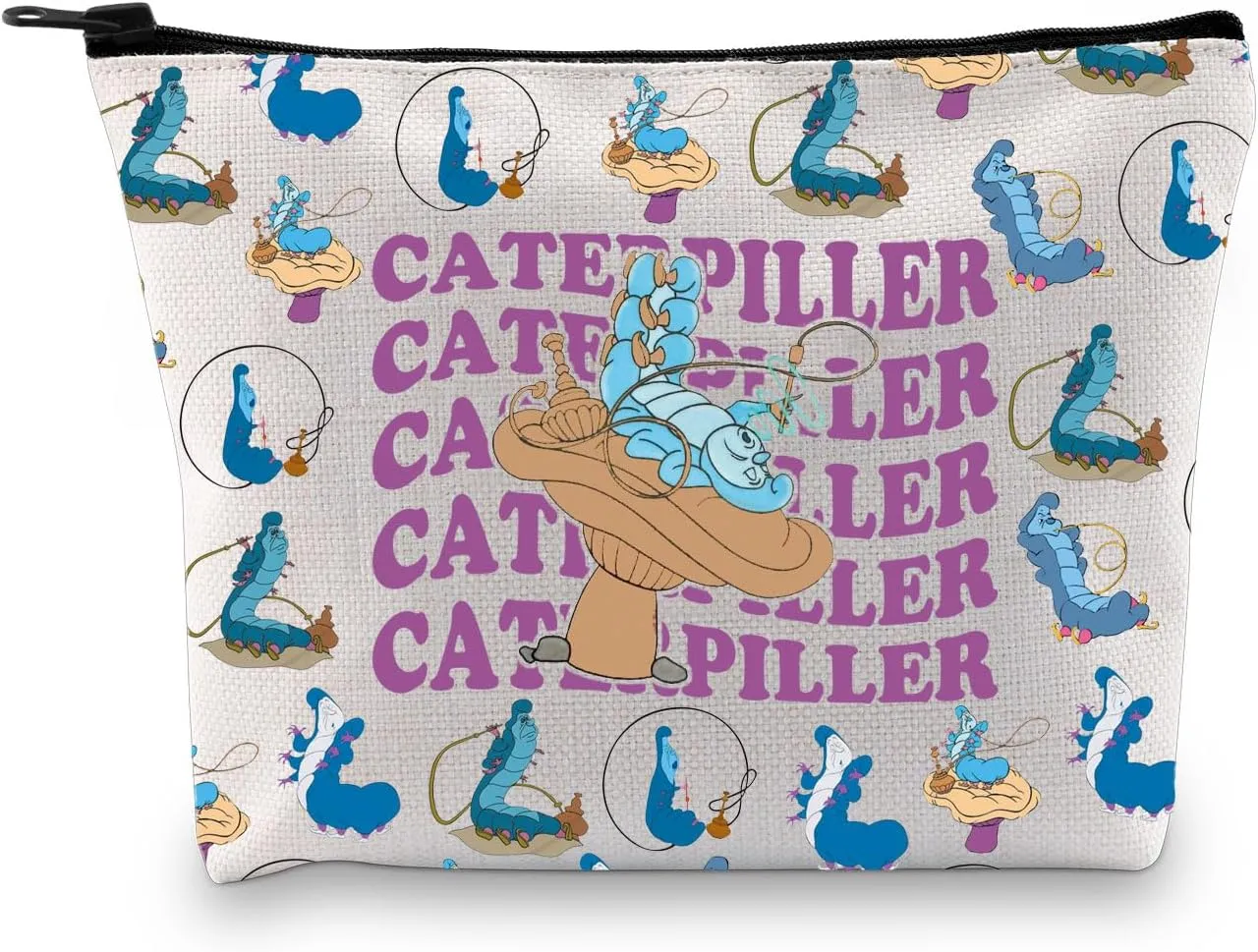 JYTAPP Cartoon Caterpillar Merchandise Adventure Cosmetic Bag Cartoon Movie Tavel Bag Caterpillar Lover Gift