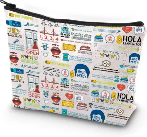 JYTAPP Funny TV Show Makeup Bag F House Quotes TV Show Gift F House Merchandise F-House Fans Cosmetic Zipper Pouch