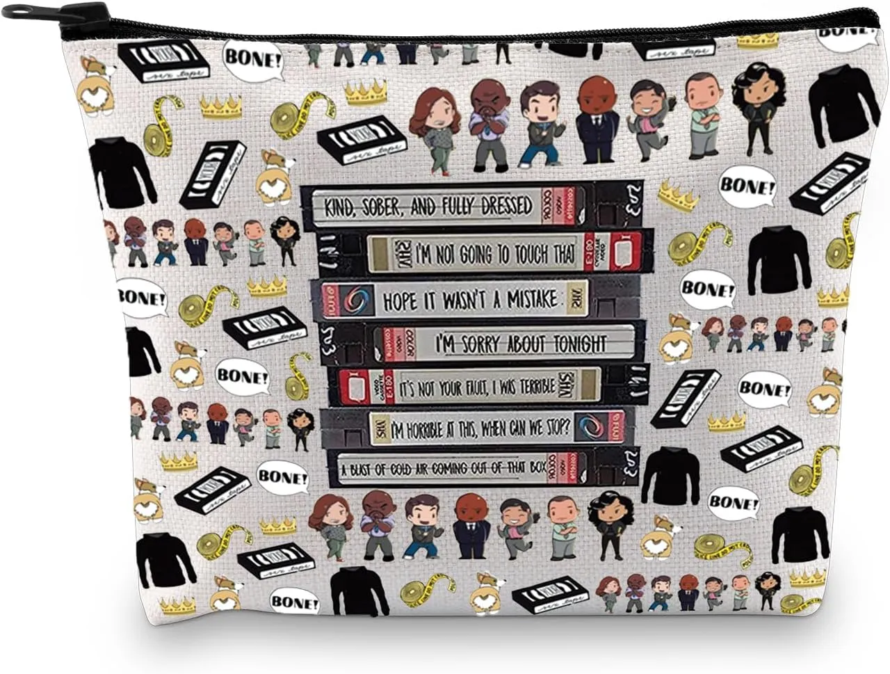 JYTAPP TV Show Cosmetic Bag B Precinct Gift Fans Gift Travel Makeup Bag