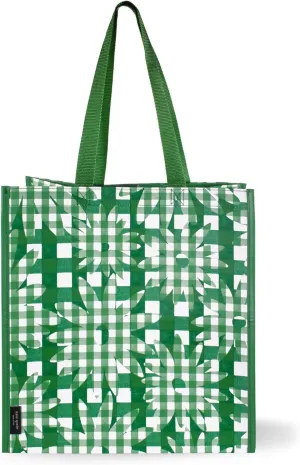 Kate Spade New York Reusable Shopping Bag, Grocery Tote with Shoulder Straps, Large Collapsible Tote