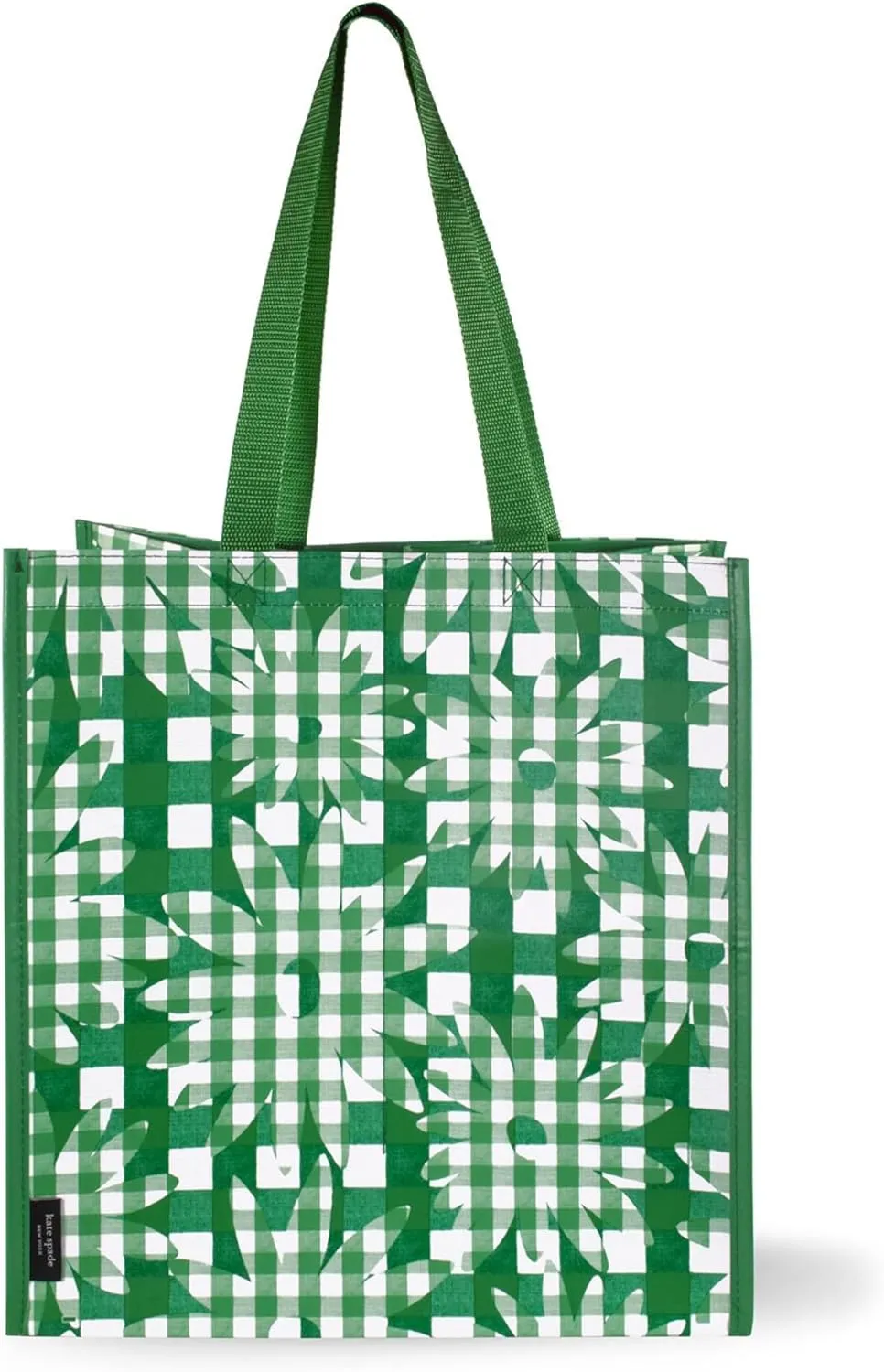 Kate Spade New York Reusable Shopping Bag, Grocery Tote with Shoulder Straps, Large Collapsible Tote