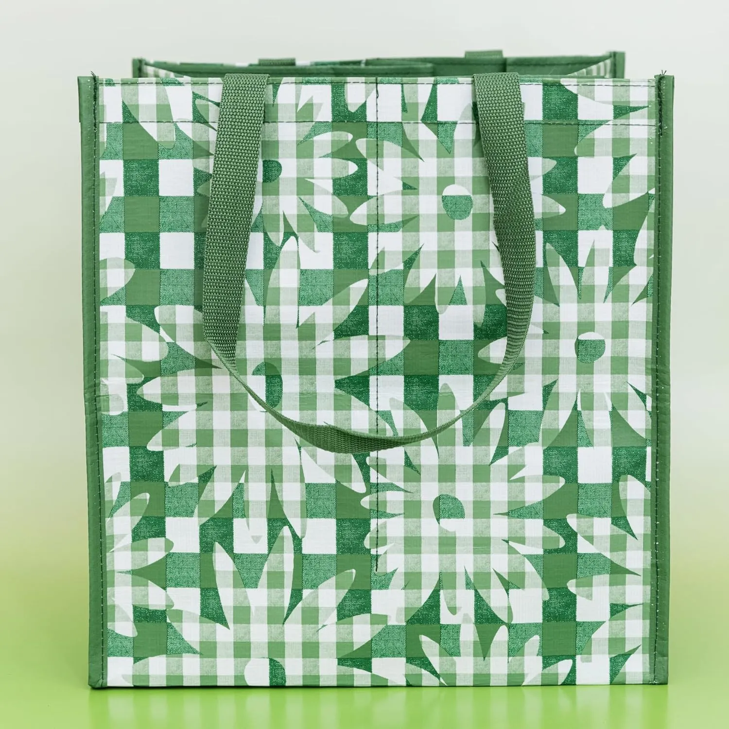 Kate Spade New York Reusable Shopping Bag, Grocery Tote with Shoulder Straps, Large Collapsible Tote