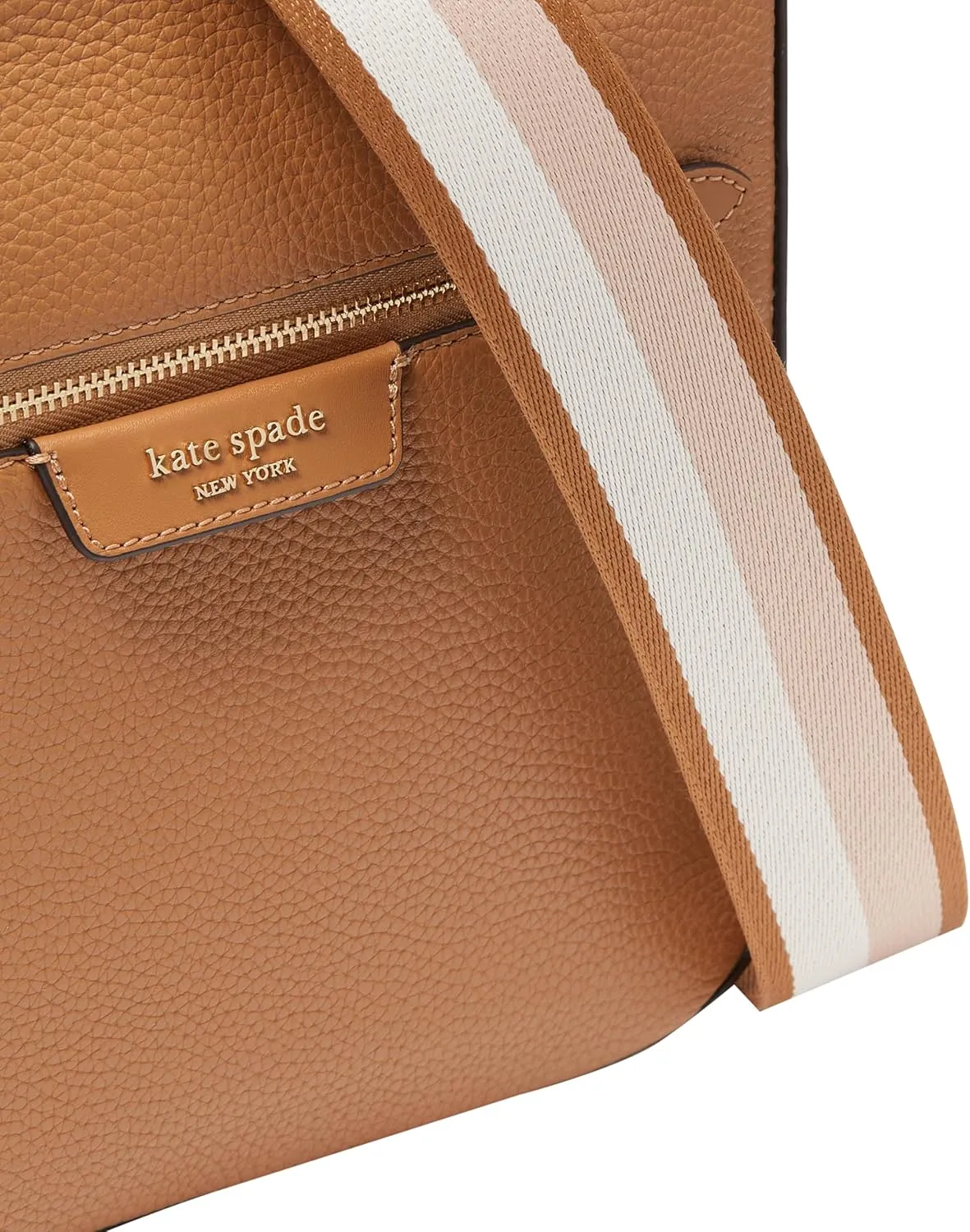kate spade new york Women's Hudson Pebbled Leather Messenger Crossbody