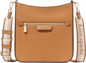 kate spade new york Women's Hudson Pebbled Leather Messenger Crossbody