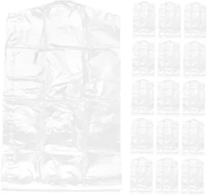 Keep Your Clothes Clean 50pcs Large Pvc Garment Bags for Travel Storage and Wedding Dresses