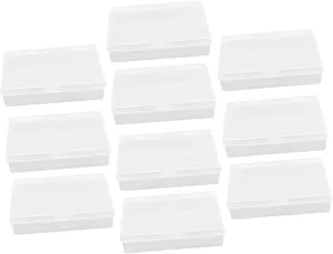 KICHOUSE 10pcs Toy Storage Bins Name Boxes for Deck of Pp Playing Card Holder Organizer Storage Containers