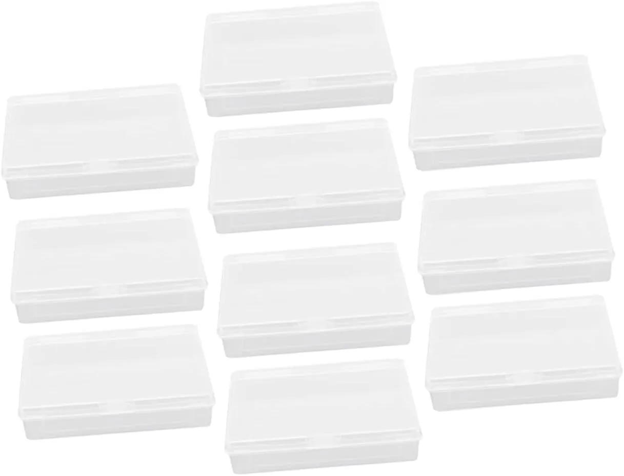 KICHOUSE 10pcs Toy Storage Bins Name Boxes for Deck of Pp Playing Card Holder Organizer Storage Containers