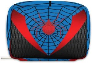 Kids Toiletry Bag for Boys, Cute Small Blue Spider Web Wash Bag for Teens Waterproof Cosmetic Weekender Bag Toddler Traveling Toiletries